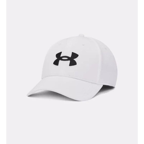 Under Armour Other - Under Armour Men's UA Blitzing Stretch Fit Cap Athletic Flex Hat White (L/XL)
